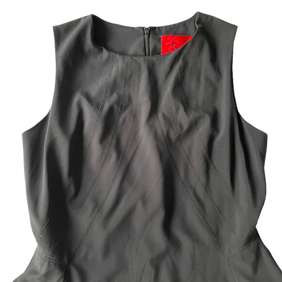Z Spoke Zac Posen Fit and Flare Dress Lined Cocktail Party Black 14 EUC - Picture 10 of 11
